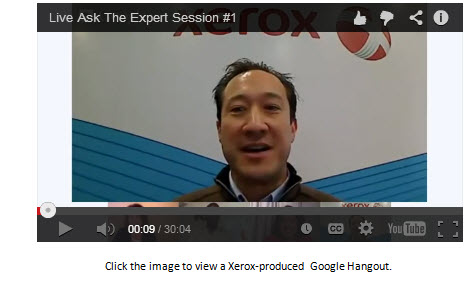 Xerox Google Hangout