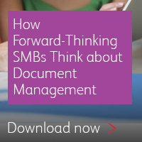 How Forward-Thinking SMBs Think about Document Management