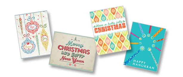 Download free holiday cards and templates here.
