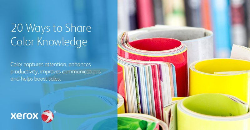 20 Ways to Share Color Knowledge Fact Sheet Download