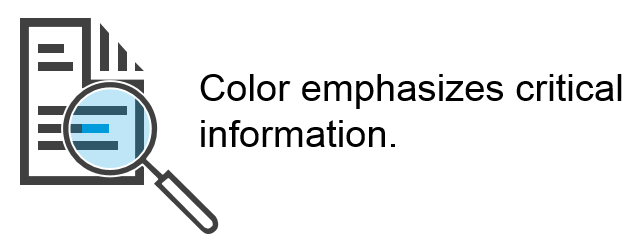 Color emphasizes critical information.